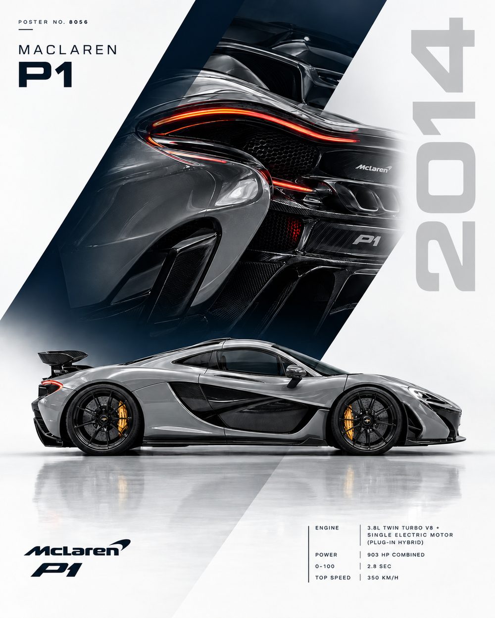 McLaren P1 poster
